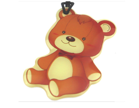 Заготовка RFID (H2) "Красный мишка" брелок