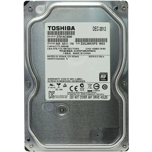Жесткий диск TOSHIBA DT01ACA050