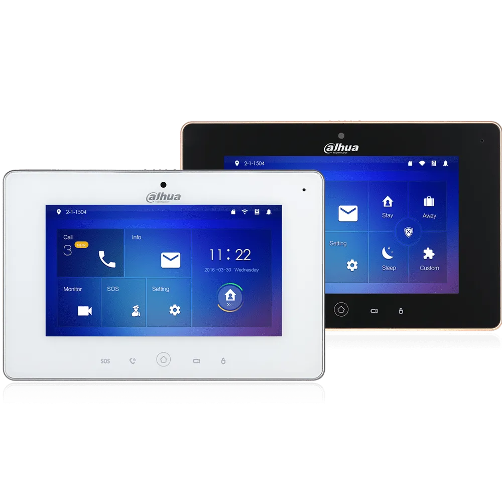 Монитор Dahua DHI-VTH5221D с Wi-Fi (черный, белый) видеодомофона
