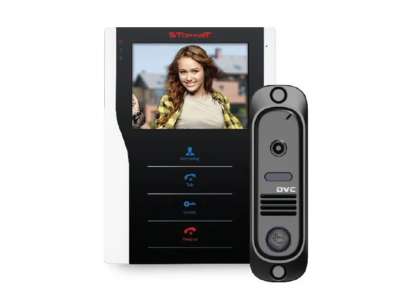 Видеодомофон Tor-net TR-35 WB/412Si (серебро, черный)