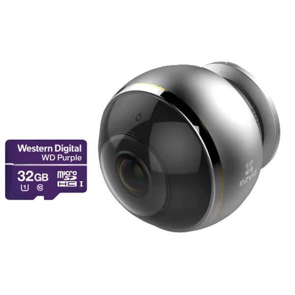 Камера EZVIZ C6P + Карта памяти WD Purple (WiFi) видеонаблюдения