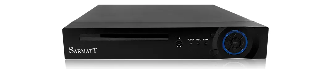 Видеорегистратор SarmatT DSR-424-Real 4-канальный гибридный 