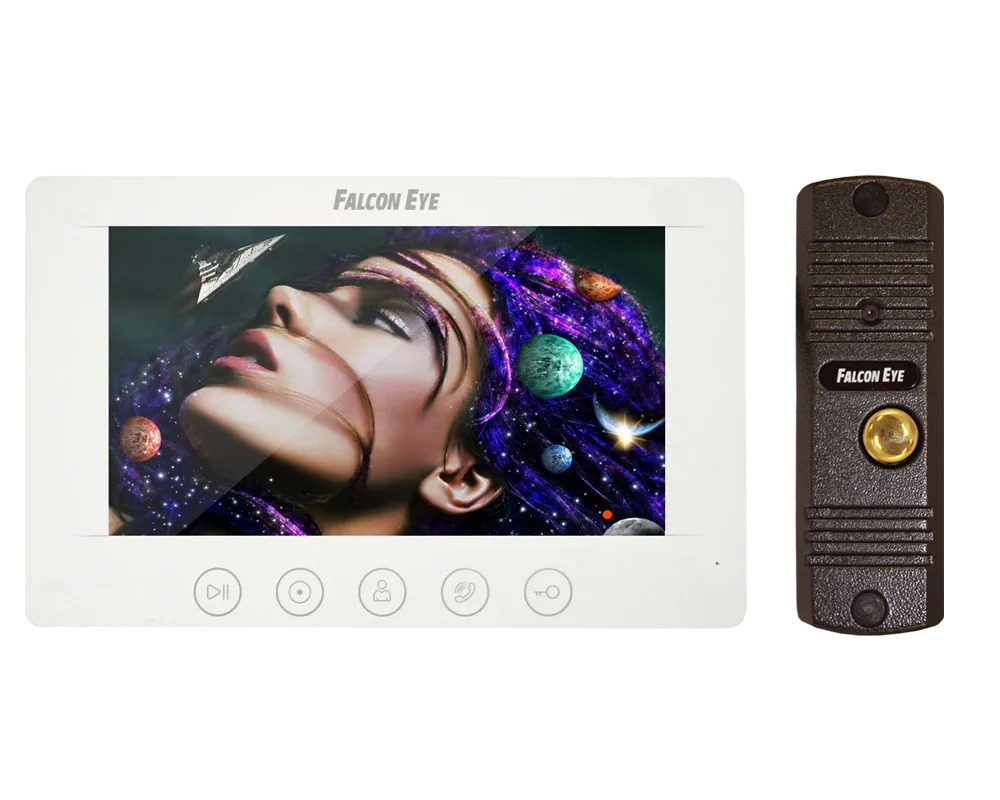 Комплект Falcon Eye Cosmo HD видеодомофона с видеопанелью FE-305HD