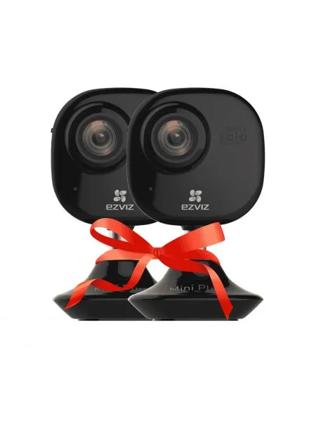 Комплект EZVIZ Mini Plus Black видеонаблюдения