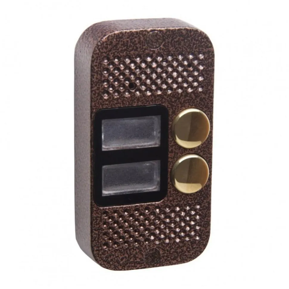 Панель Major Classic 800/2 (медь) вызывная 2-х абонентская для видеодомофона