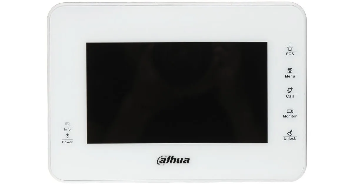 Монитор Dahua DH-VTH1560BW (черный, белый) видеодомофона