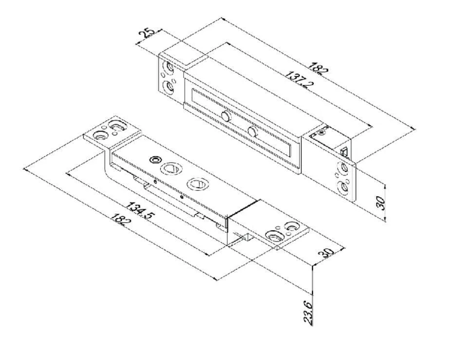 Электромагнитный замок ML-1200N