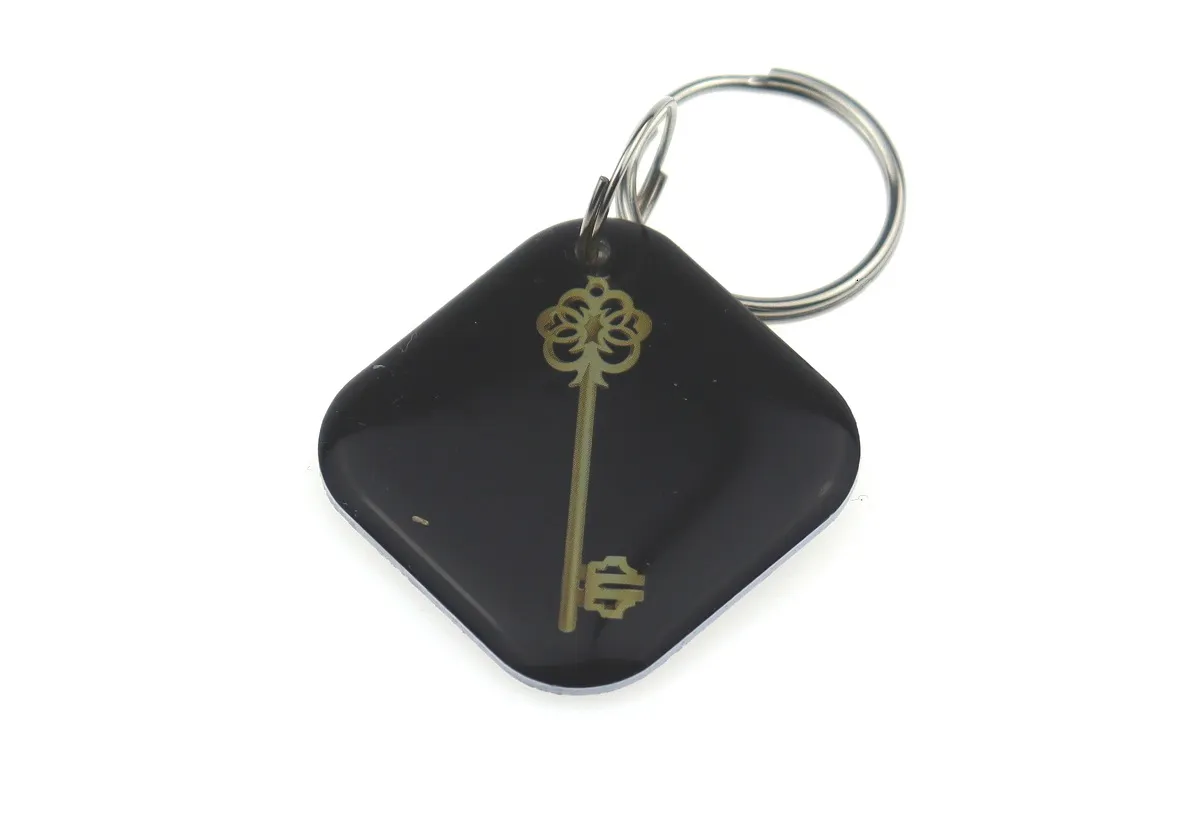 Заготовка RFID (H2) "Черный ключ" брелок