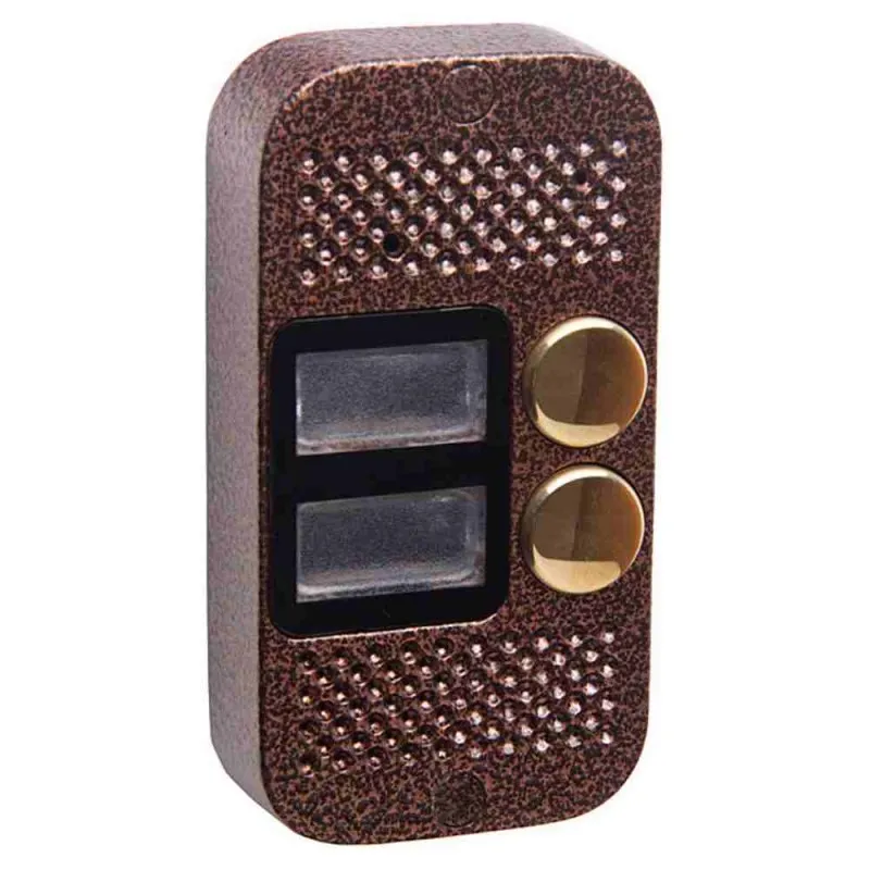 Аудиопанель JSB Systems JSB V082 (медь, серебро, бронза, черный, белый, серый, золото, синий) вызывная на 2 абонента для домофона