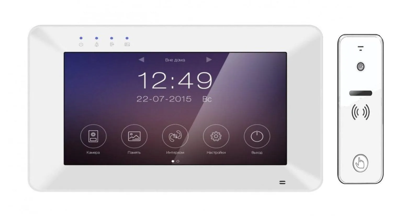 Видеодомофон Tantos Marilyn HD WiFi и Tantos Ipanel 2 HD панель