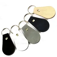 Заготовка RFID (H2) "цветная кожа" брелок