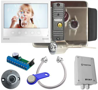 Комплект контроля доступа Tantos TS-EL2369 Classic уличный видеодомофон Selina