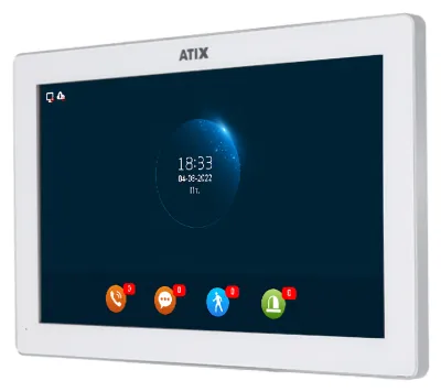 Монитор Atix AT-I-M1011F/IW видеодомофона
