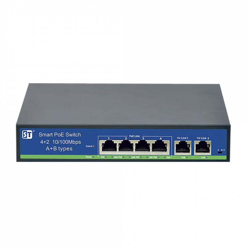 Коммутатор ST-S44POE (2М/78W/АВ)
