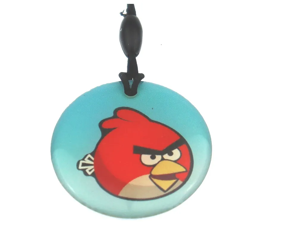 Заготовка RFID (H2) "Angry Birds" брелок 35мм