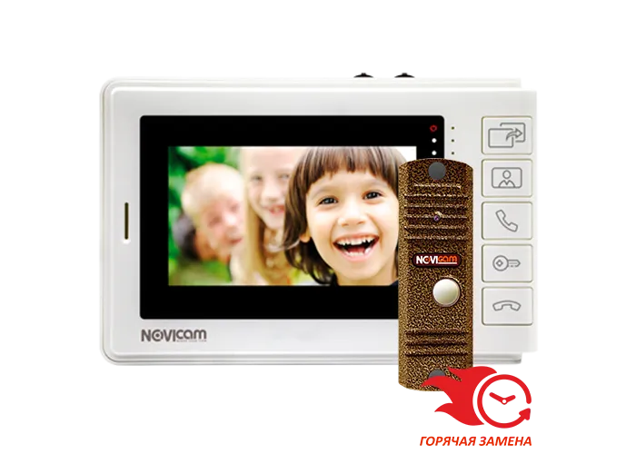 Комплект Novicam SMILE 7 KIT видеодомофона
