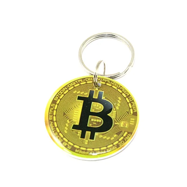 Заготовка RFID (H2) Биткоин брелок 30мм