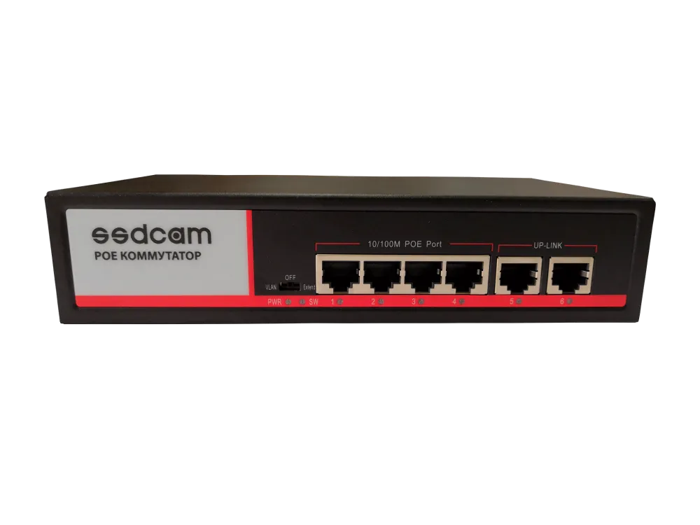 Коммутатор SSDCAM POE-54P
