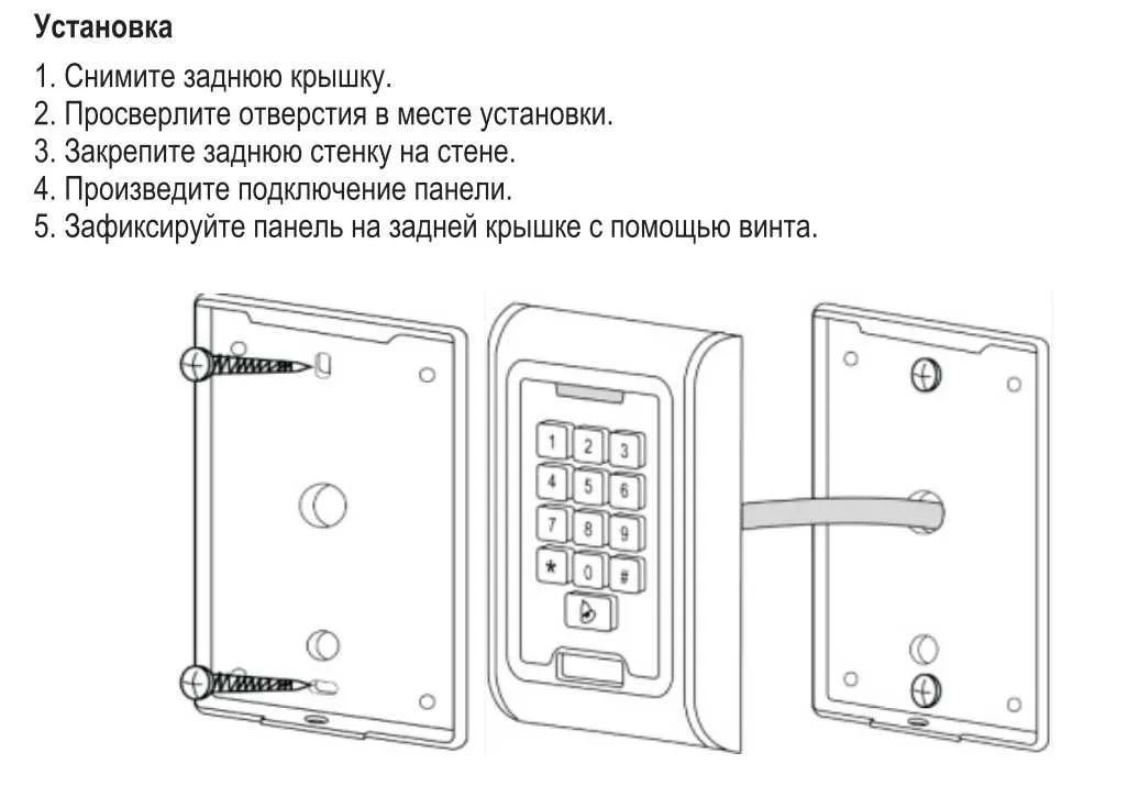 Кодовая панель AT-CP100