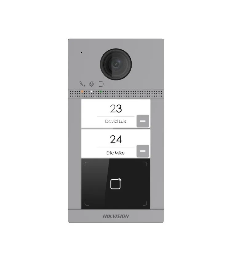 IP Панель Hikvision DS-KV8413-WME1/Fl вызывная для четырех абонентов