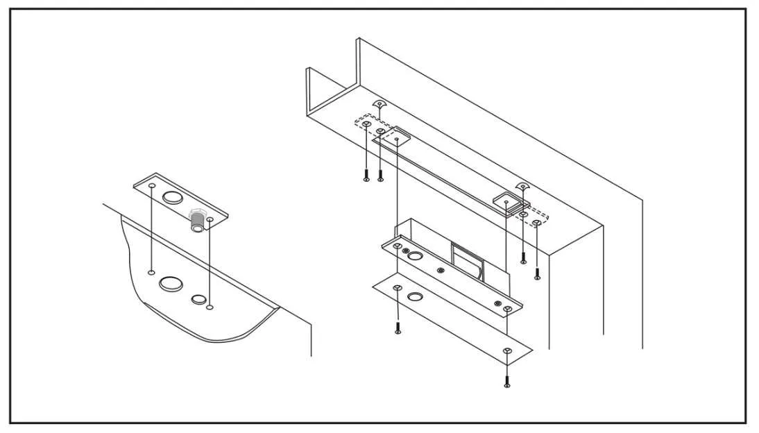 Замок соленоидный AT-EL700B-2