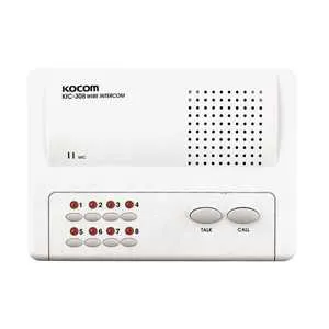 Аудиодомофон KOCOM KIC-308 на 4 абонента